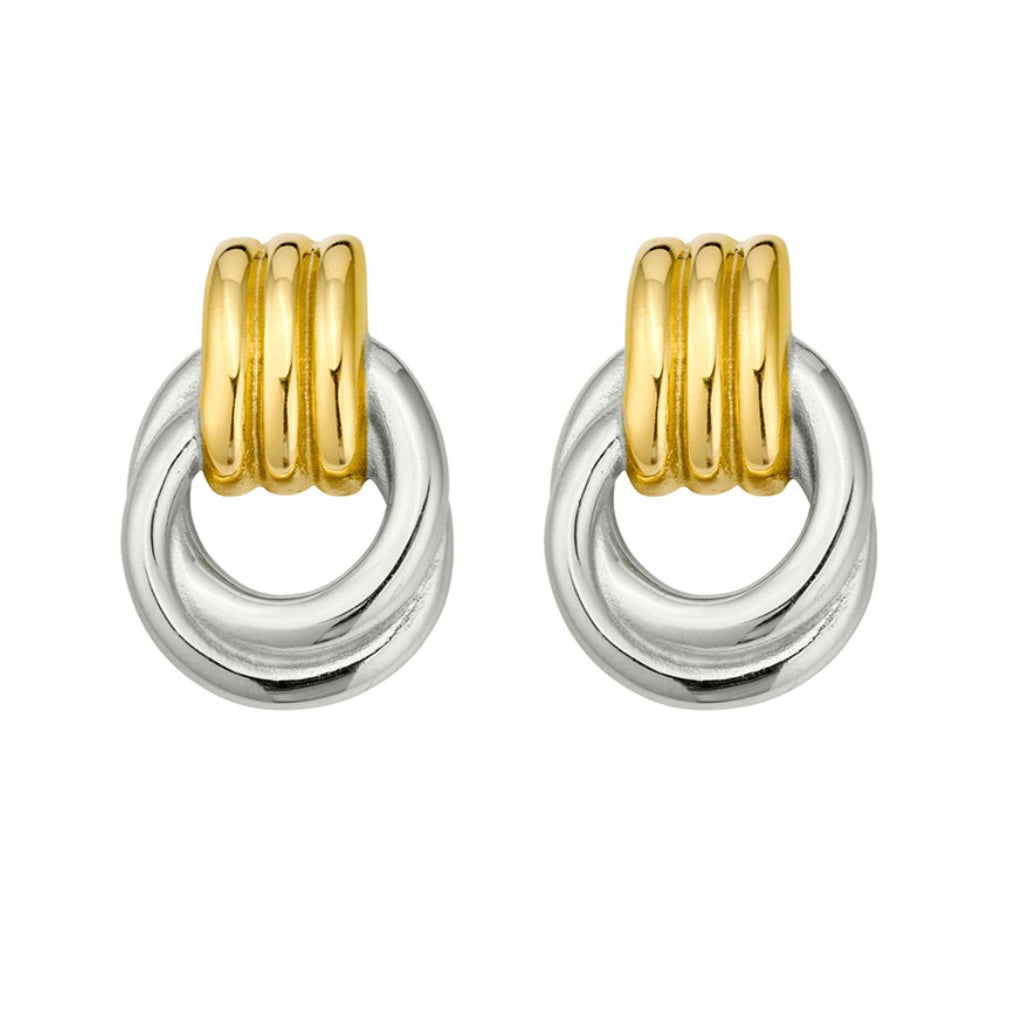 Two Tone Hailey Earrings