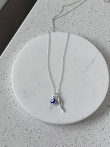 Amore mati/cornicello necklace