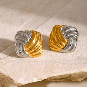 Aulani two tone earrings