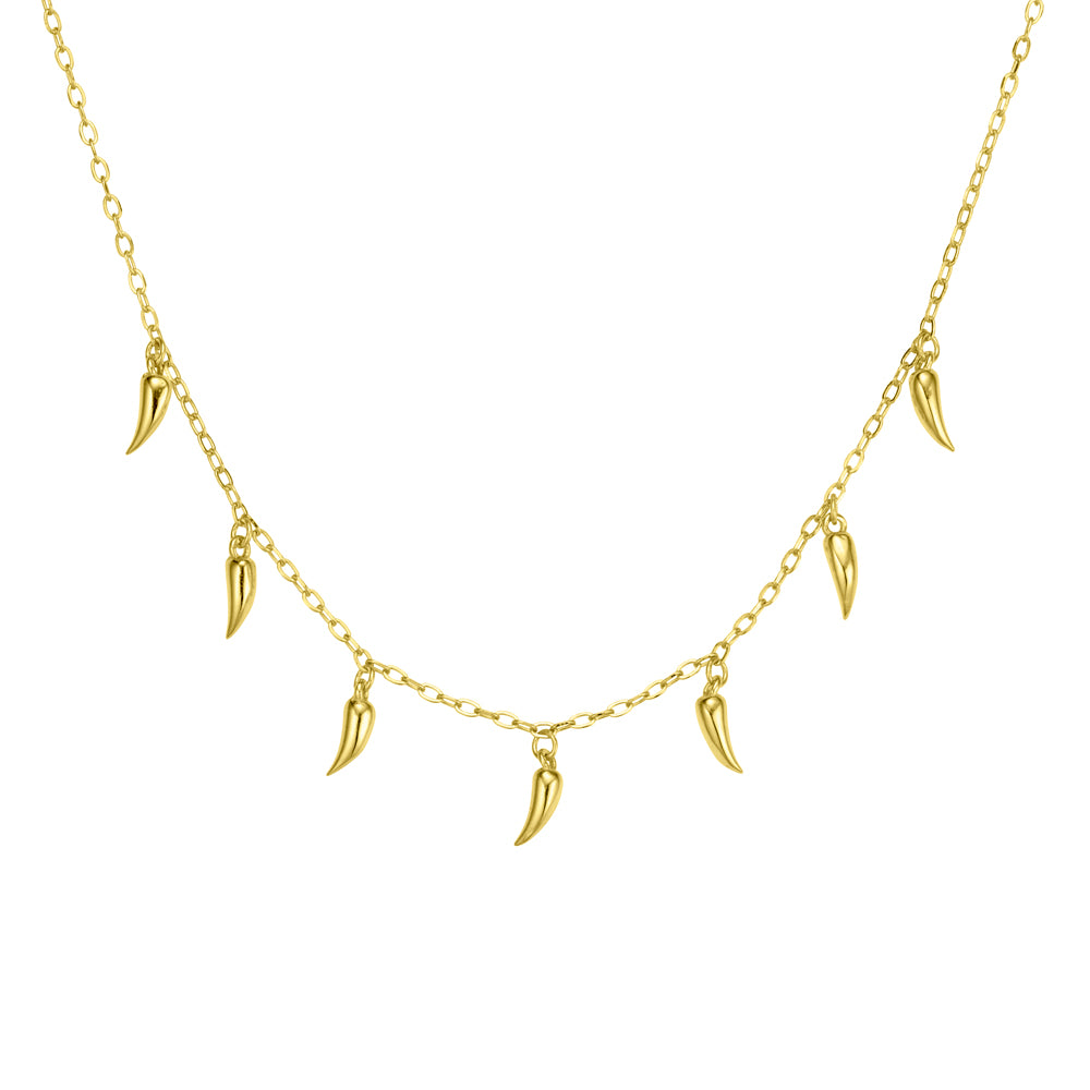 Cornicello charm necklace