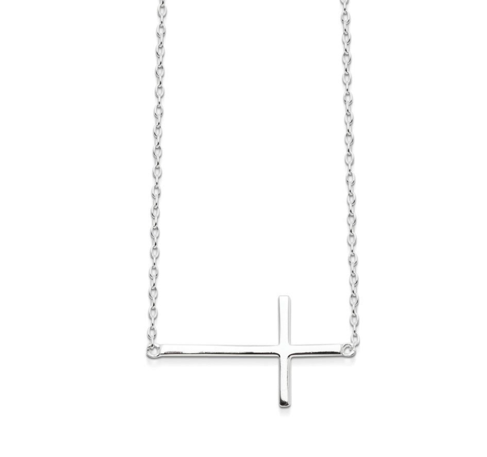 Mia Side Cross Necklace
