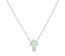Load image into Gallery viewer, Santorini  Cross Necklace
