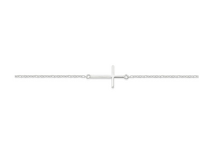 Olivia Side Cross Bracelet