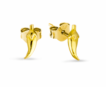 Load image into Gallery viewer, Italian Cornicello Studs
