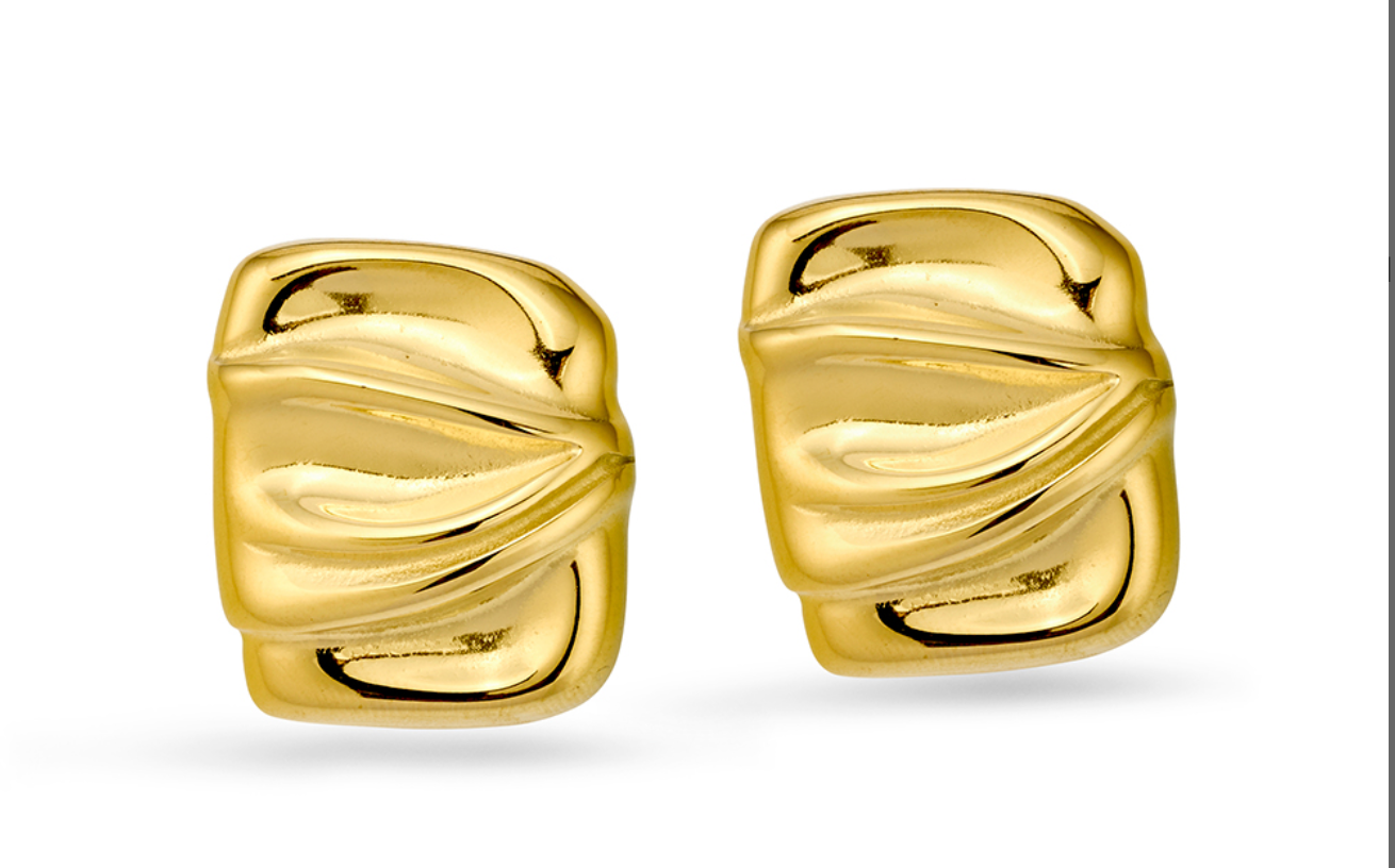 Positano oversized stud earrings