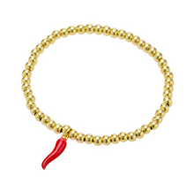 Load image into Gallery viewer, Cornicello Beaded Bracelet
