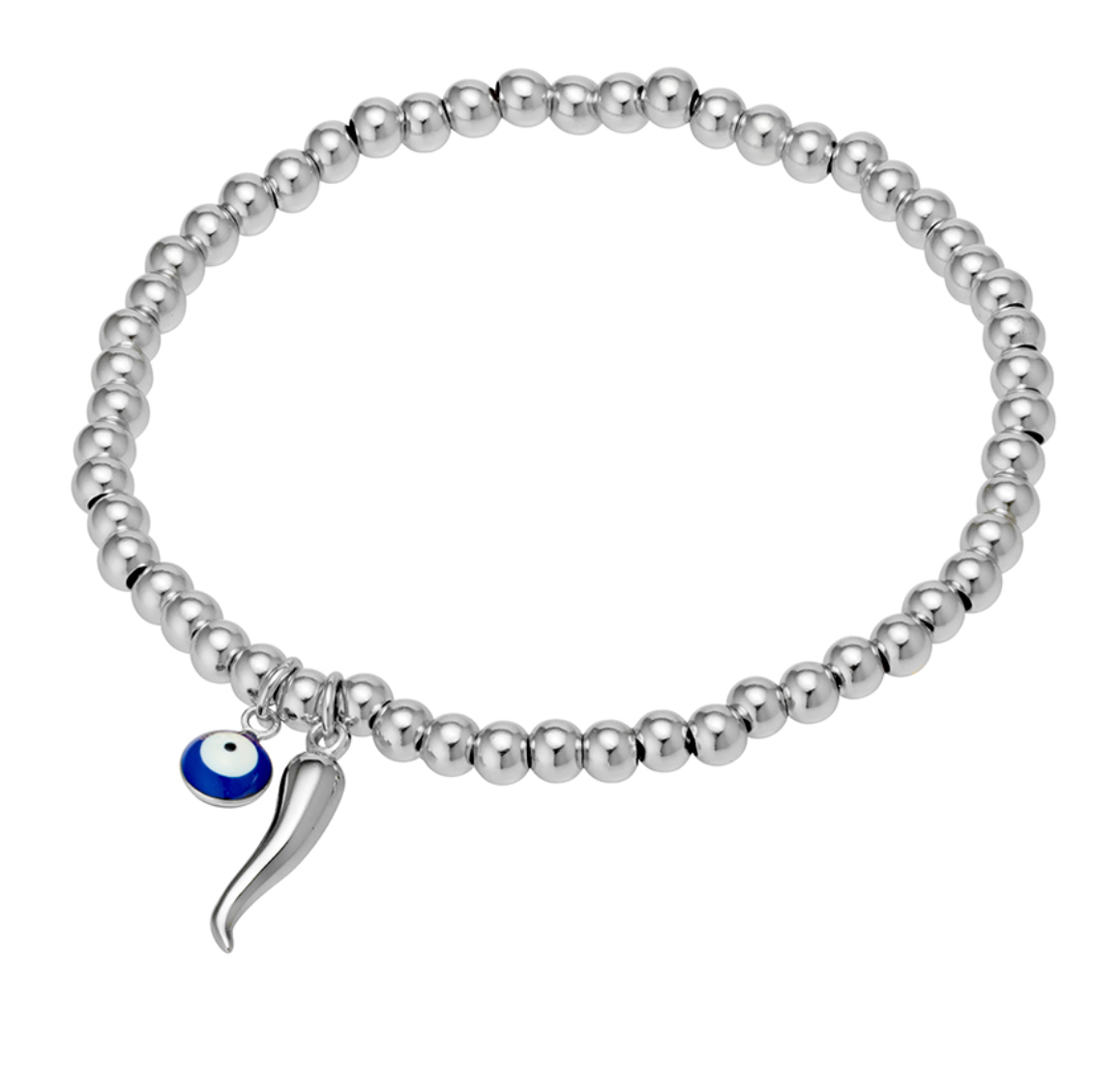 Cornicello Beaded Evil Eye Bracelet