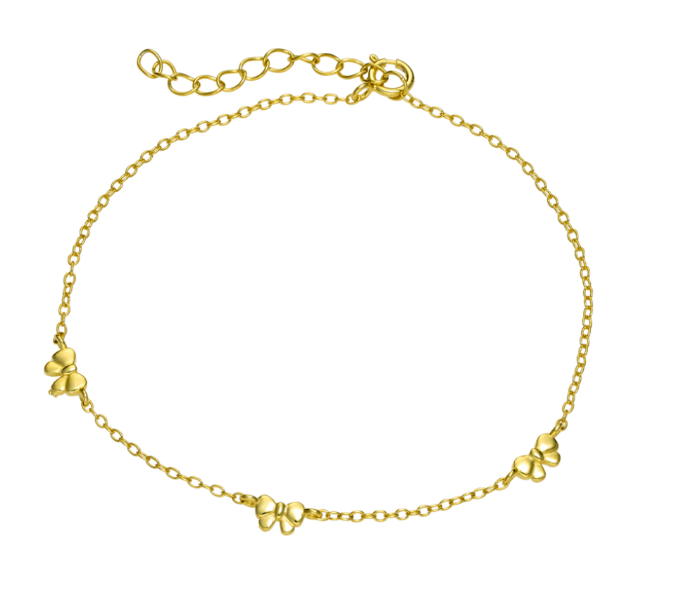 Tiny Promise Bow Bracelet