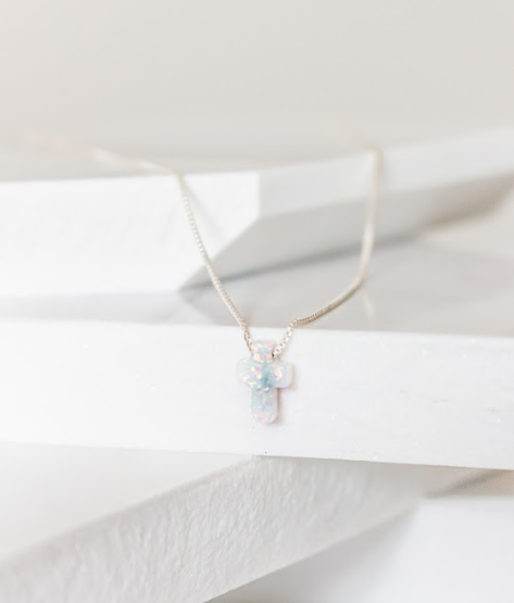 Santorini  Cross Necklace