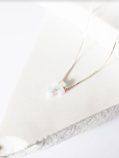 Santorini  Cross Necklace